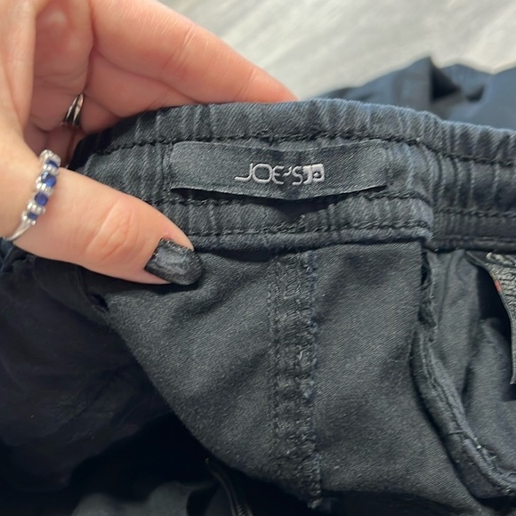 Joes jeans black distressed  jogger style pants size XL - Picture 3 of 11